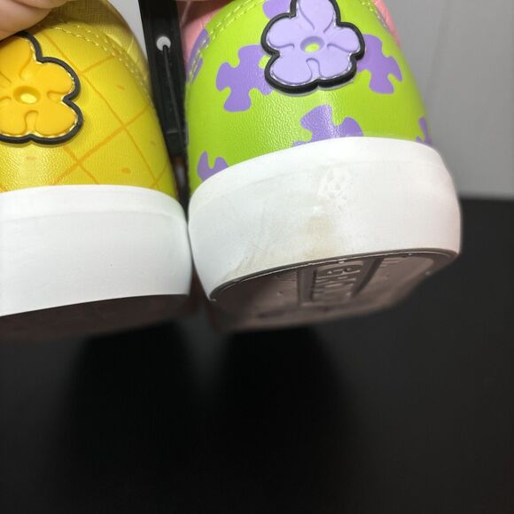 SpongeBob Squarepants & Patrick Slip On Canvas Sneaker Shoes Size 8.5 New - Picture 4 of 9